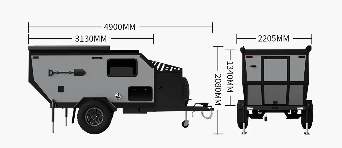 Off Road Caravan With Shower room (6)